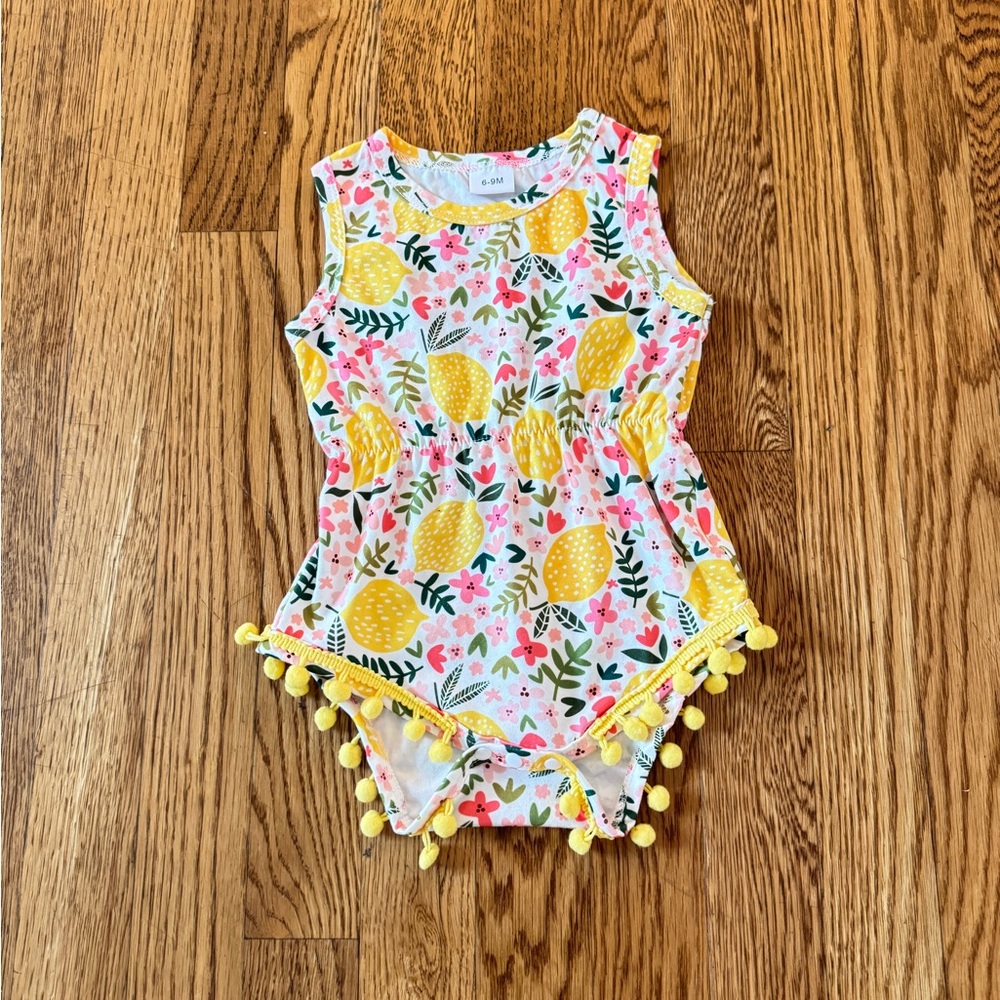 Baby Girl Summer Bodysuit, 6-9 Months